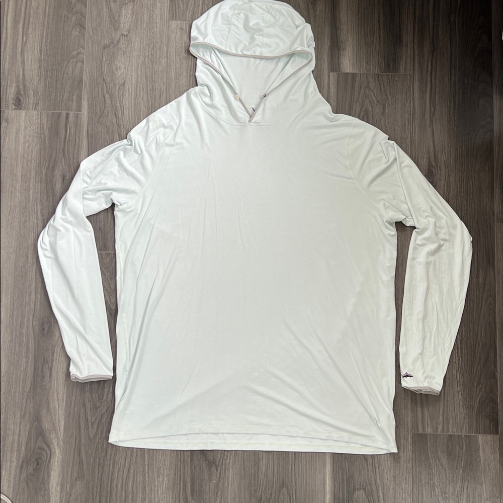 Patagonia Tropic Comfort Mint Green Hooded Shirt XXL Men’s